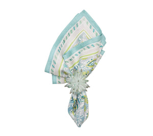 Mira Napkin in Seafoam & Green, Set of 4