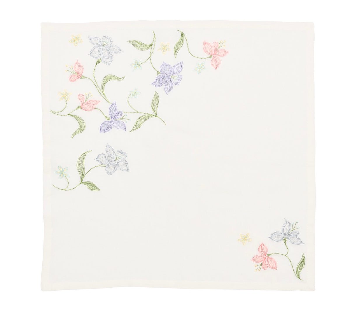 Vista Napkin in White & Multi, Set of 4