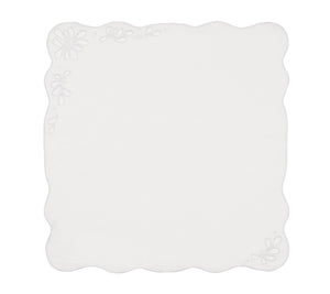 Bloom Napkin in White, Set of 4