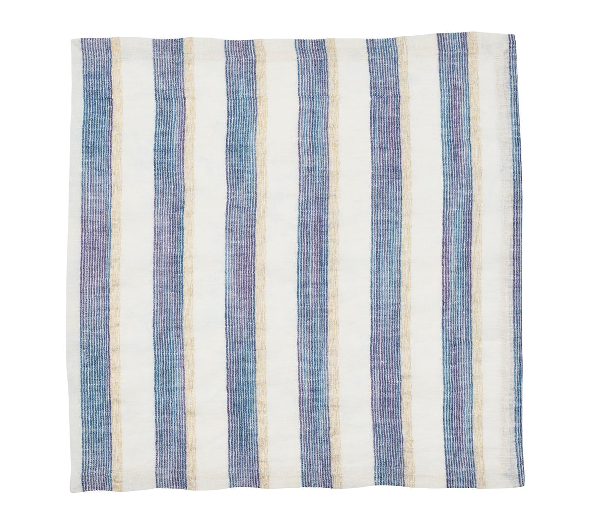 Broad Stripe Napkin in Blue & White, Set of 4