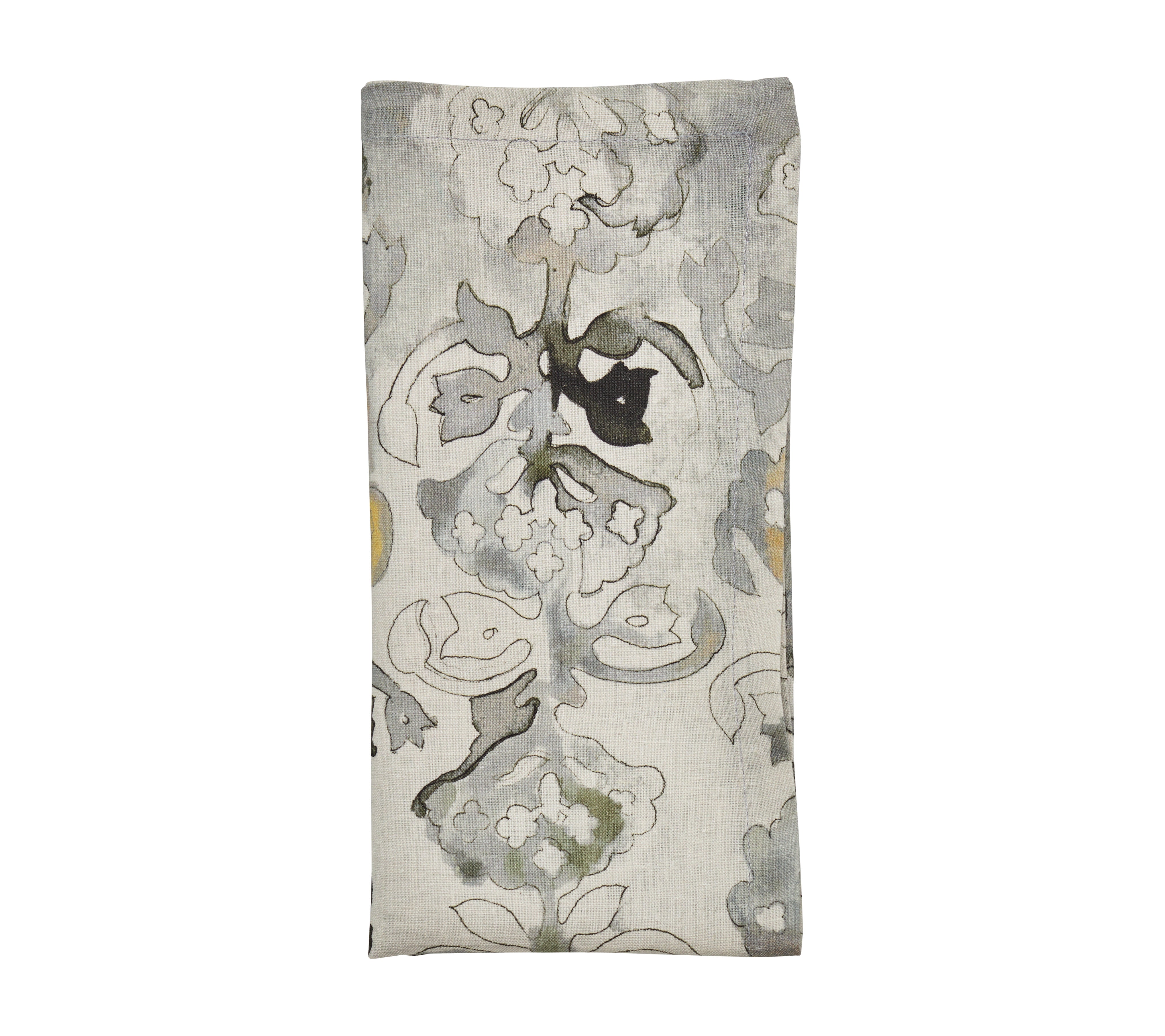 Giverny Napkin in Natural & Gray, Set of 4