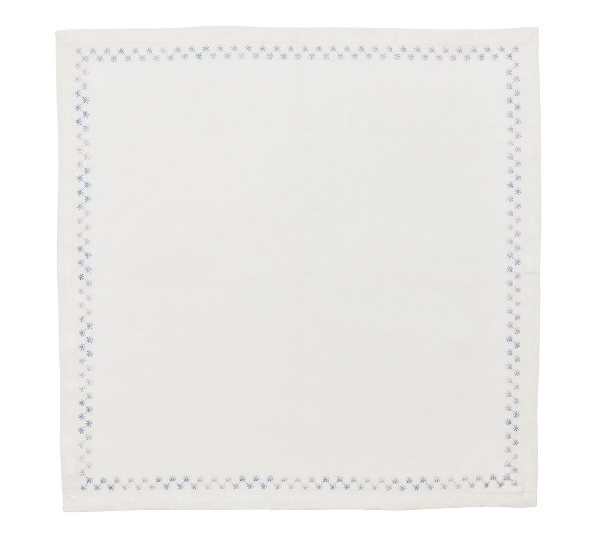 Starry Night Napkin in White & Blue, Set of 4