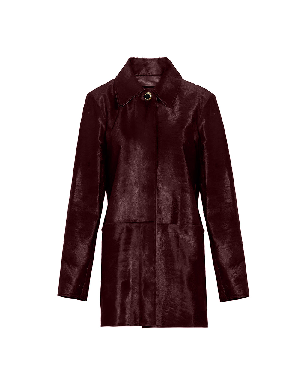 Nadia Coat in Deep Redwood