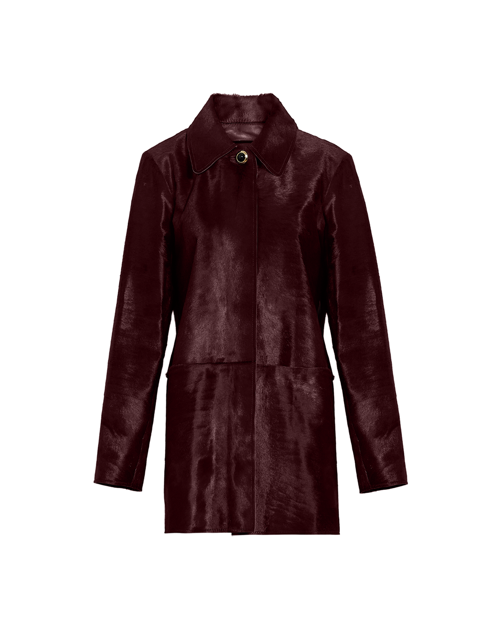 Nadia Coat in Deep Redwood