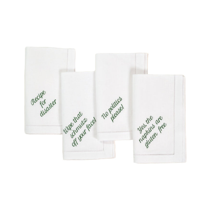 Mixed Messages Dinner Napkins, Set of 12