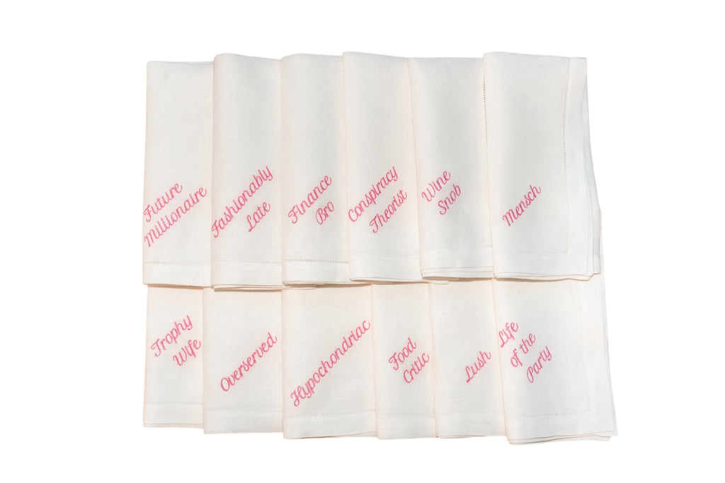 Party Archetype Dinner Napkins, Set of 12