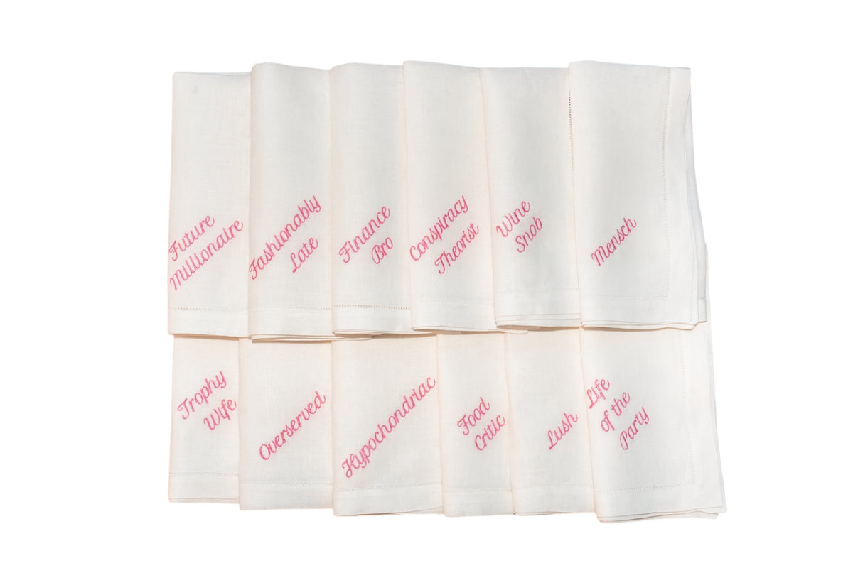 Party Archetype Dinner Napkins, Set of 12