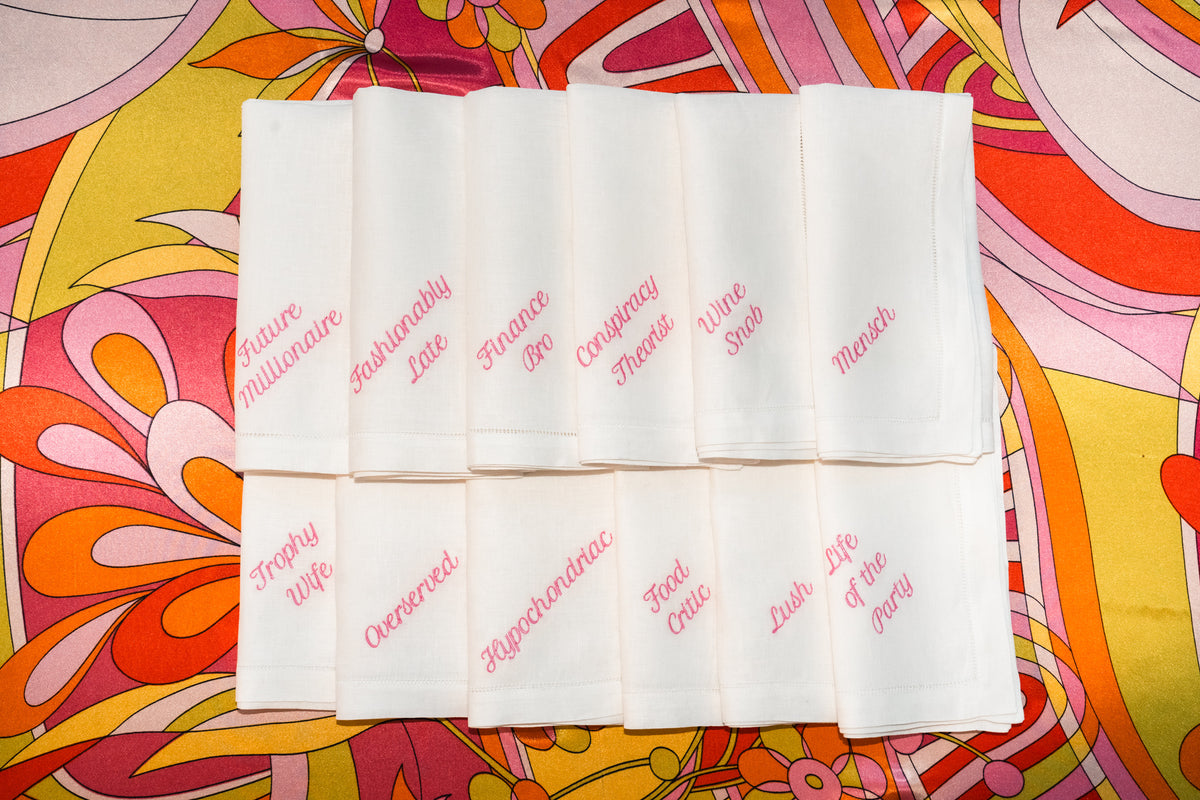 Party Archetype Dinner Napkins, Set of 12
