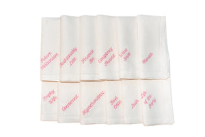 Party Archetype Dinner Napkins, Set of 12