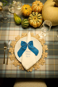 Please Leave by 9 Dinner Napkins, Set of 12
