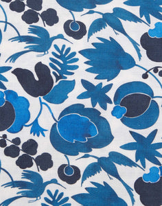 Large Napkins in Wildbird Blue, Set of 2