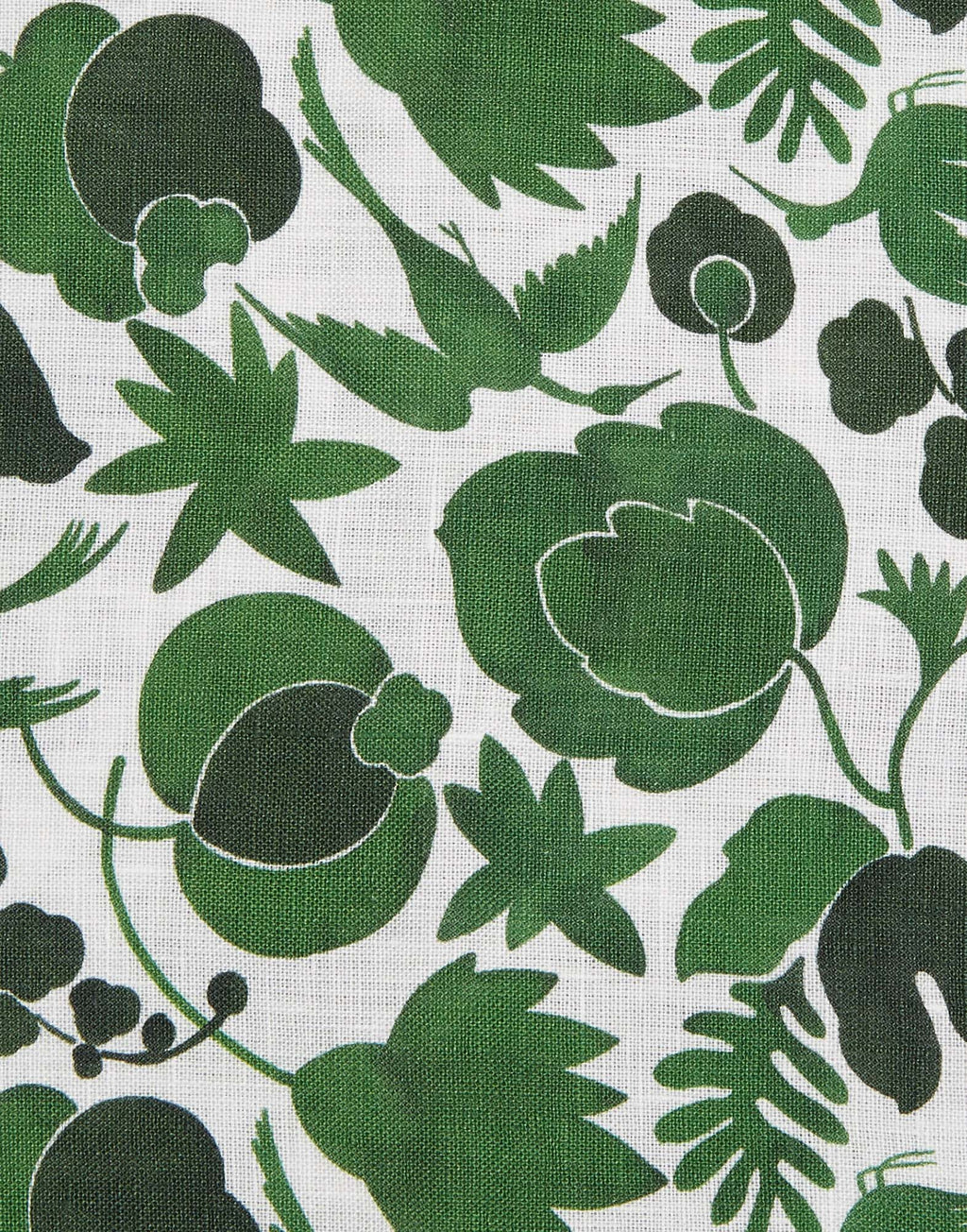 Large Napkins in Wildbird Green, Set of 2