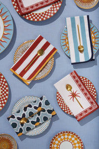 Large Napkins in Riviera Celeste Sky Blue, Set of 2