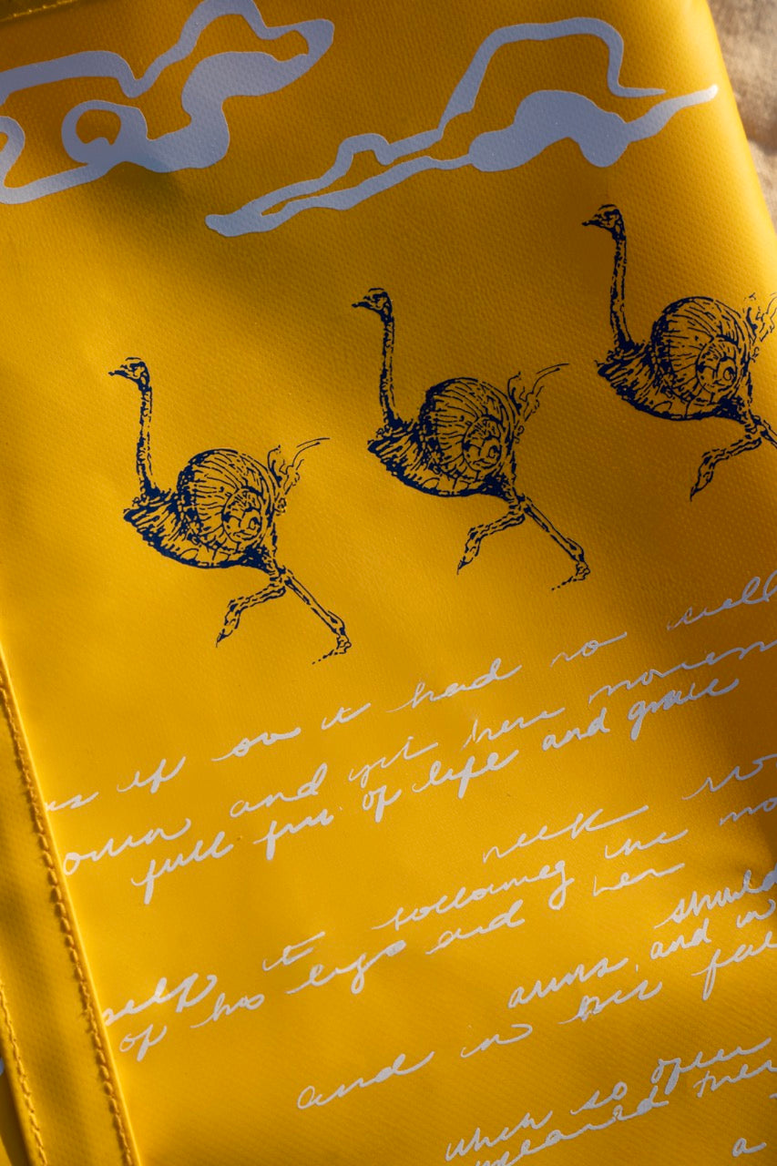Flight of Fancy Carryall in Yellow