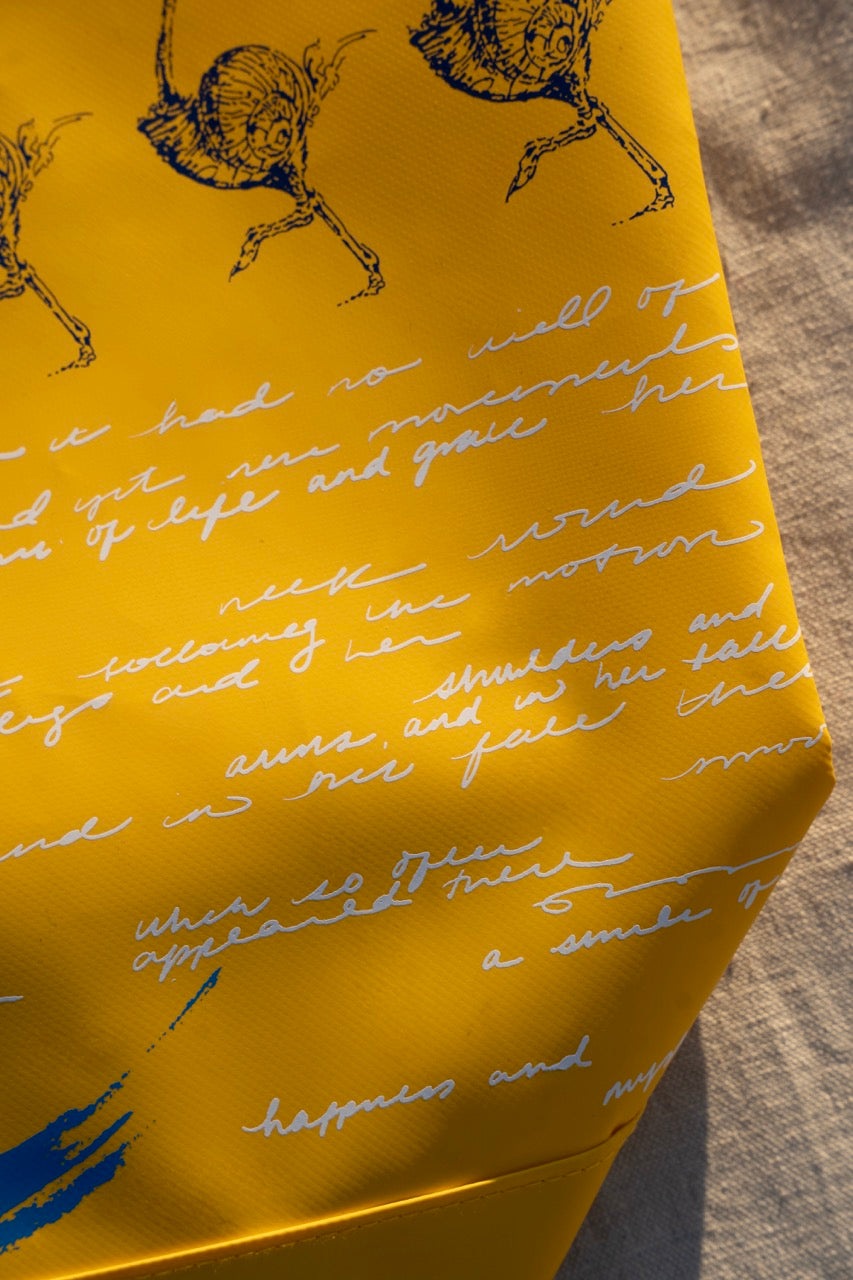 Flight of Fancy Carryall in Yellow