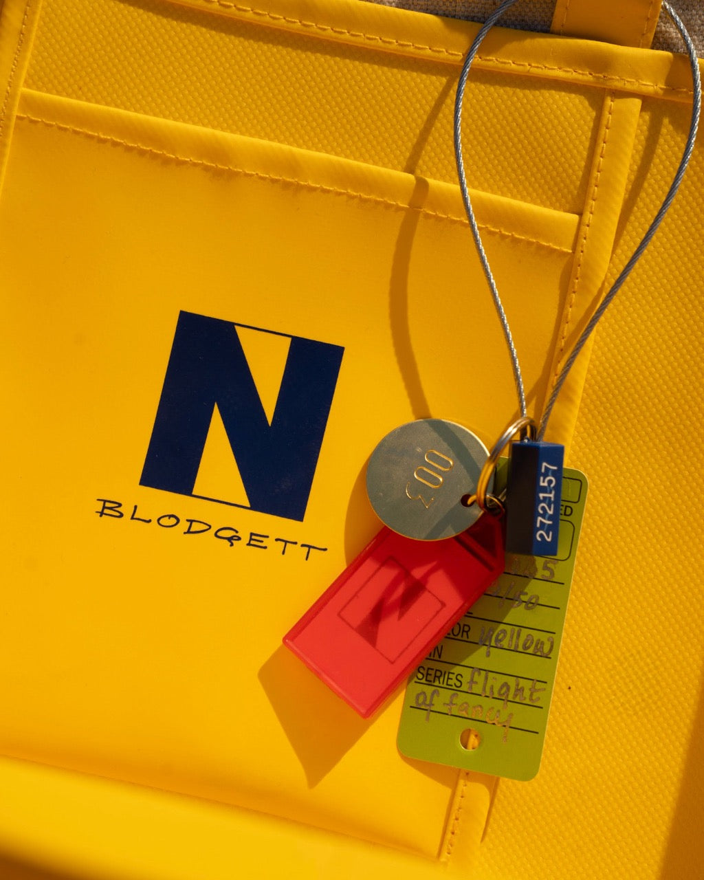 Flight of Fancy Carryall in Yellow
