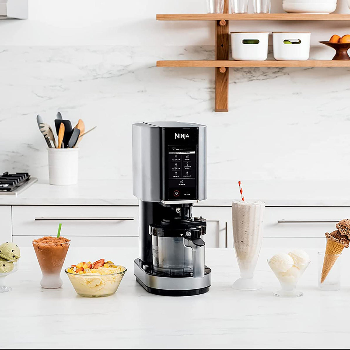 CREAMi 7-in-1 Ice Cream Maker in Cloud Silver