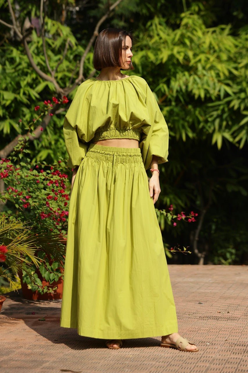 Newport Top in Sweet Lime