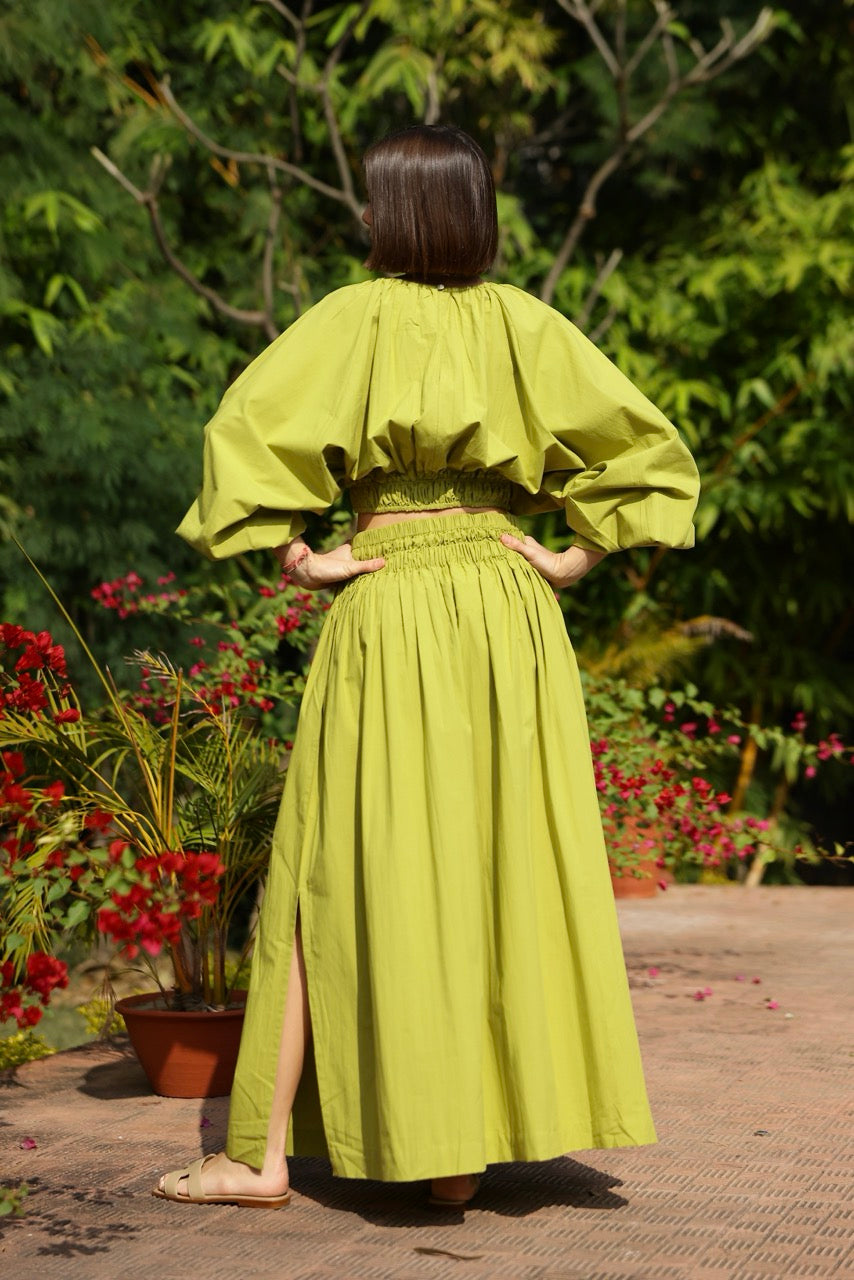 Newport Top in Sweet Lime