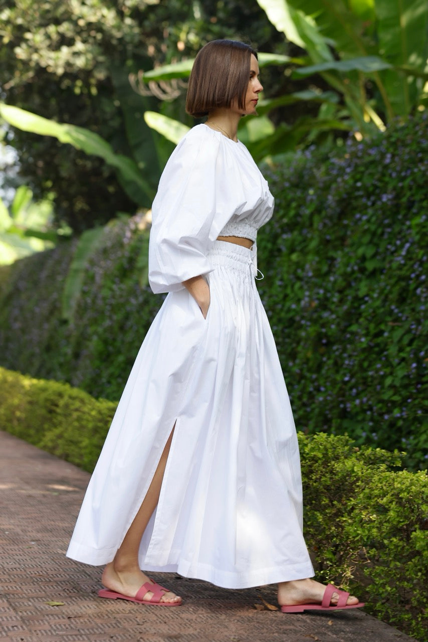 Newport Skirt in White