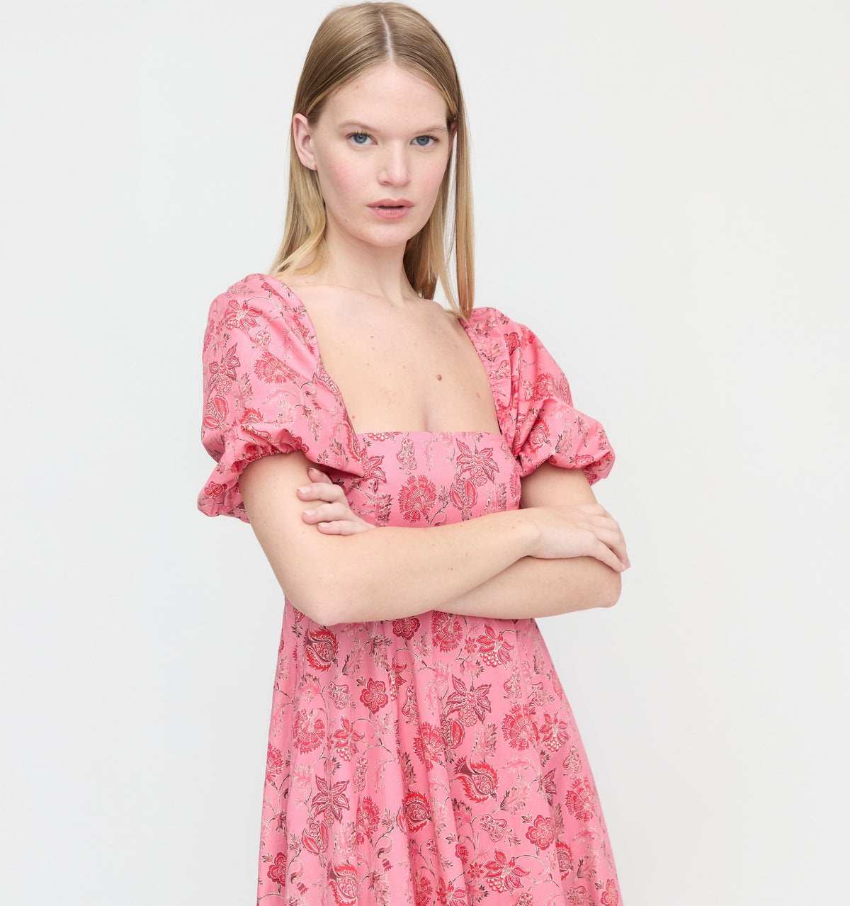 The Matilda Dress in Pink Pimlico Floral