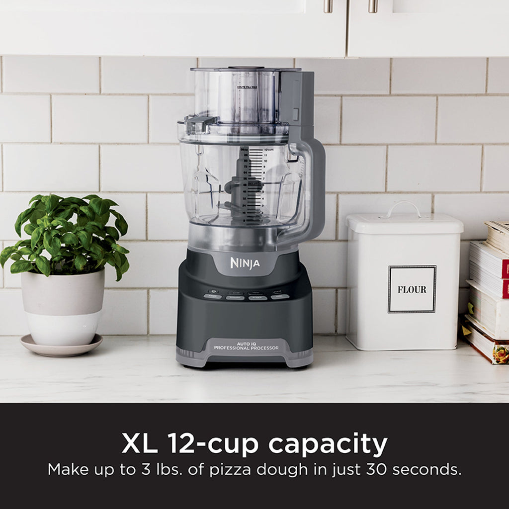 Professional XL 12-Cup Food Processor with Storage Box