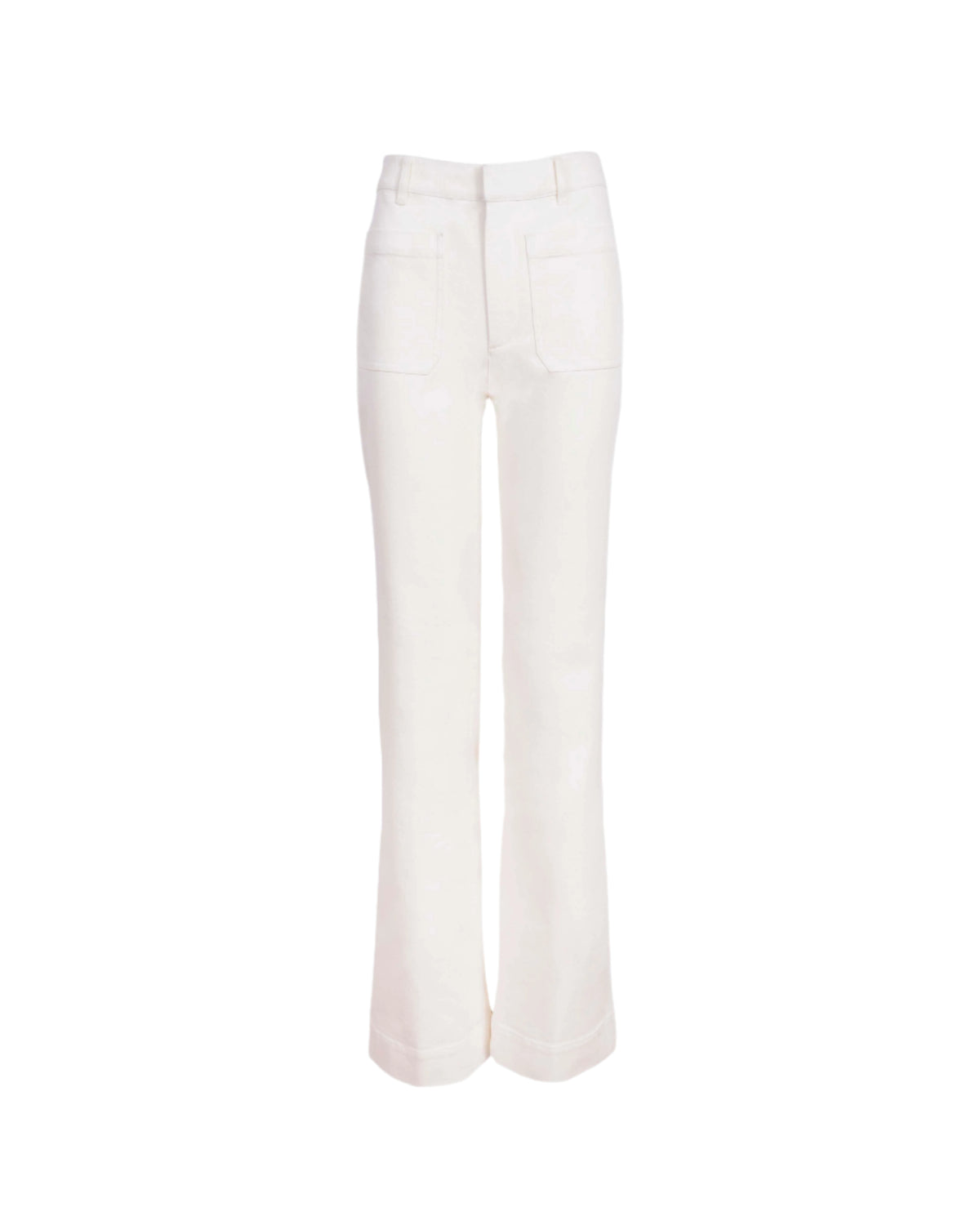 Nicole Pant in Chalk