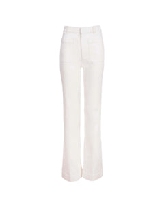 Nicole Pant in Chalk