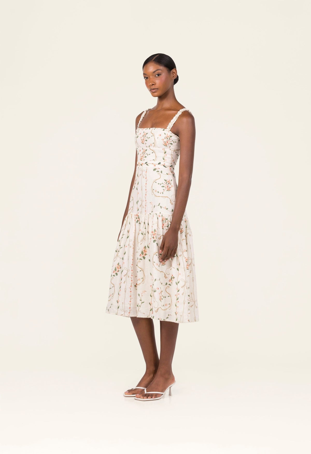 Níspero Navegante Midi Dress