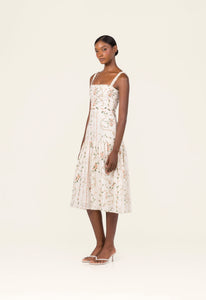 Níspero Navegante Midi Dress