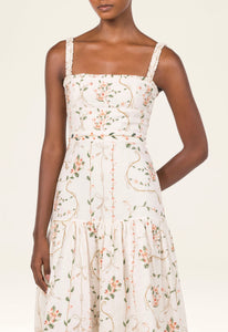 Níspero Navegante Midi Dress