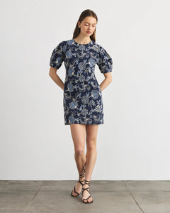 Noah Dress in Maritime Blue Multi