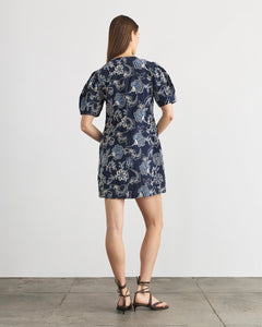 Noah Dress in Maritime Blue Multi