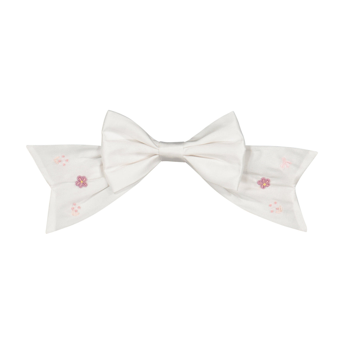 Aurelia White Hair Bow