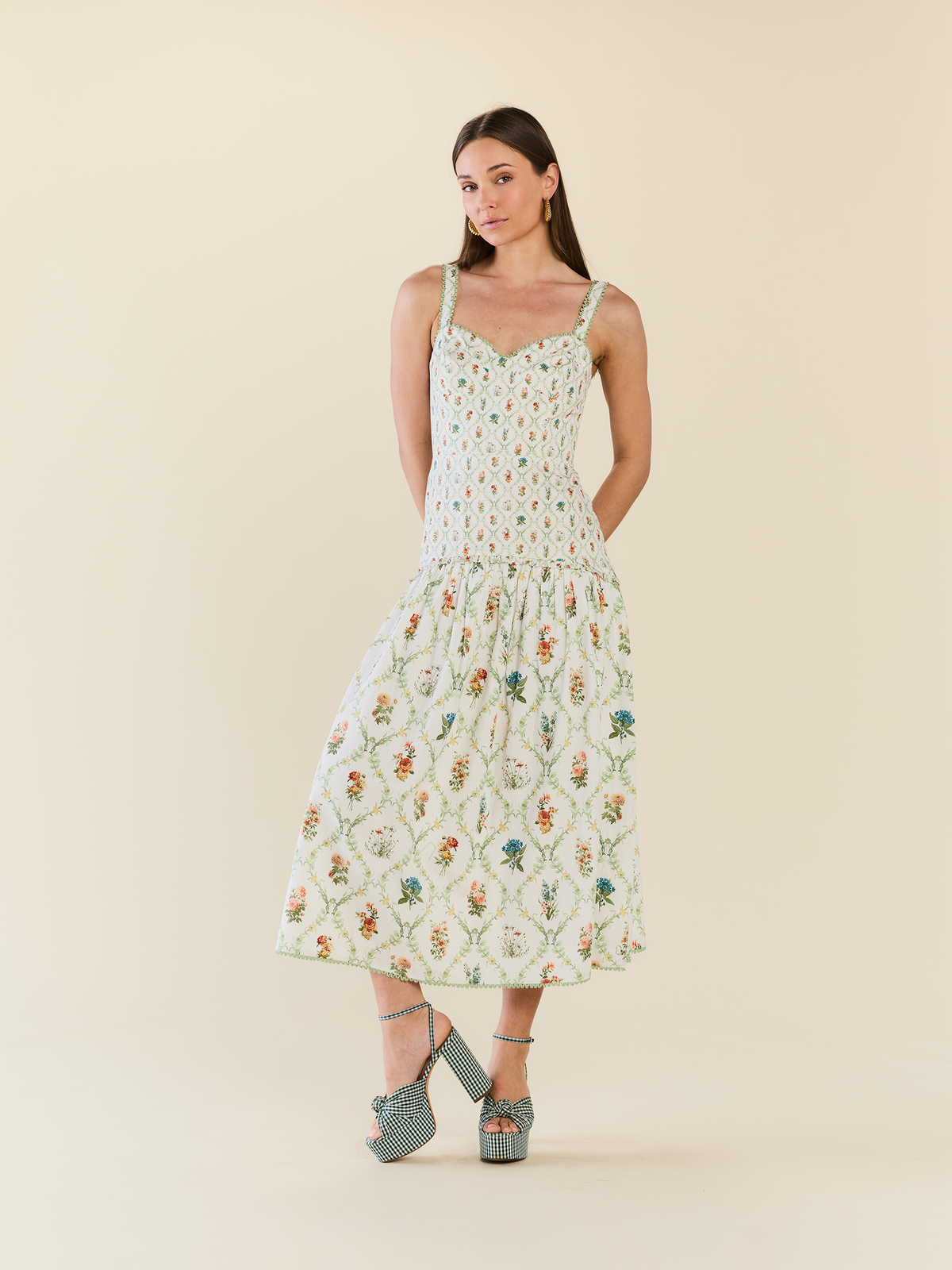 Lydia Dress x Sadie Loving in Blanc Bouquet