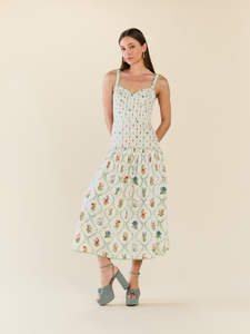 Lydia Dress x Sadie Loving in Blanc Bouquet