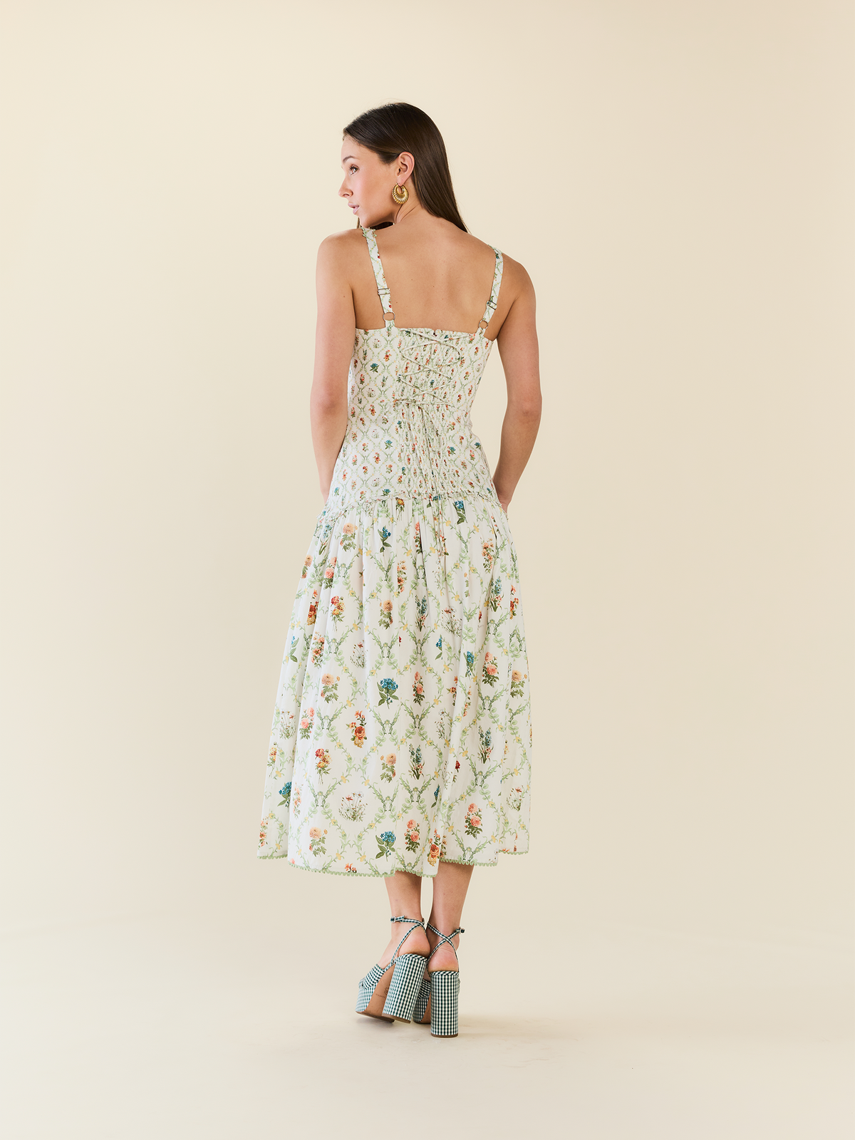 Lydia Dress x Sadie Loving in Blanc Bouquet