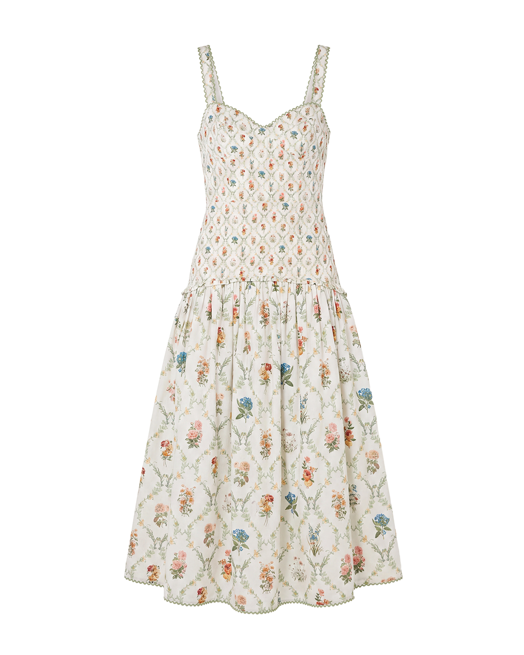 Lydia Dress x Sadie Loving in Blanc Bouquet