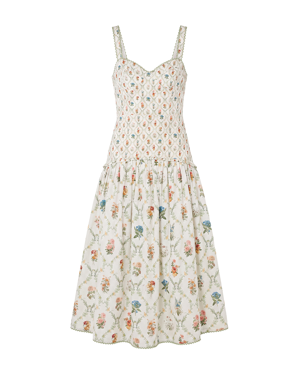 Lydia Dress x Sadie Loving in Blanc Bouquet
