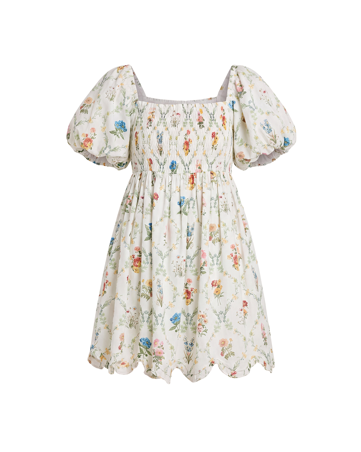 Dawn Mini Dress x Sadie Loving in Blanc Bouquet