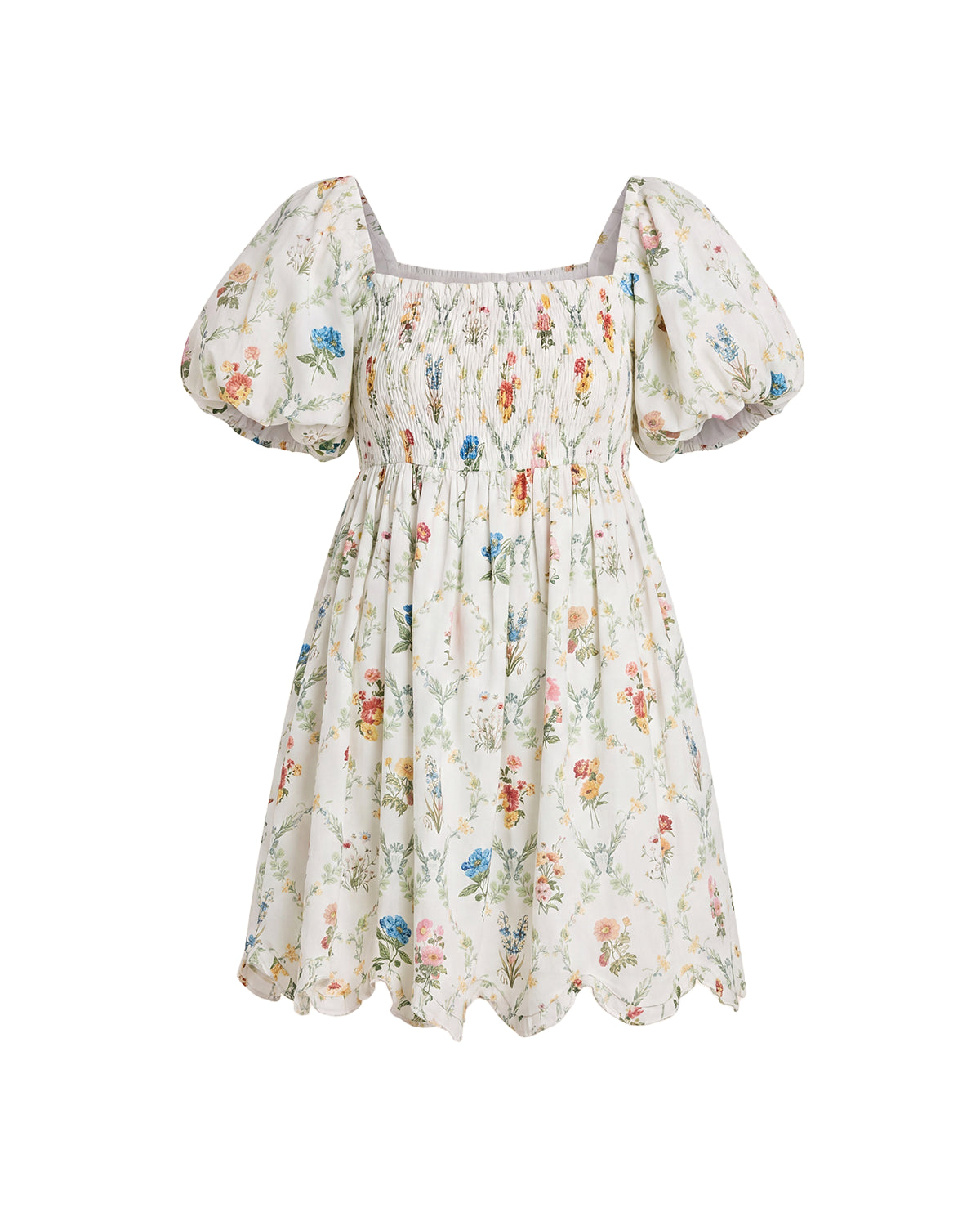 Dawn Mini Dress x Sadie Loving in Blanc Bouquet