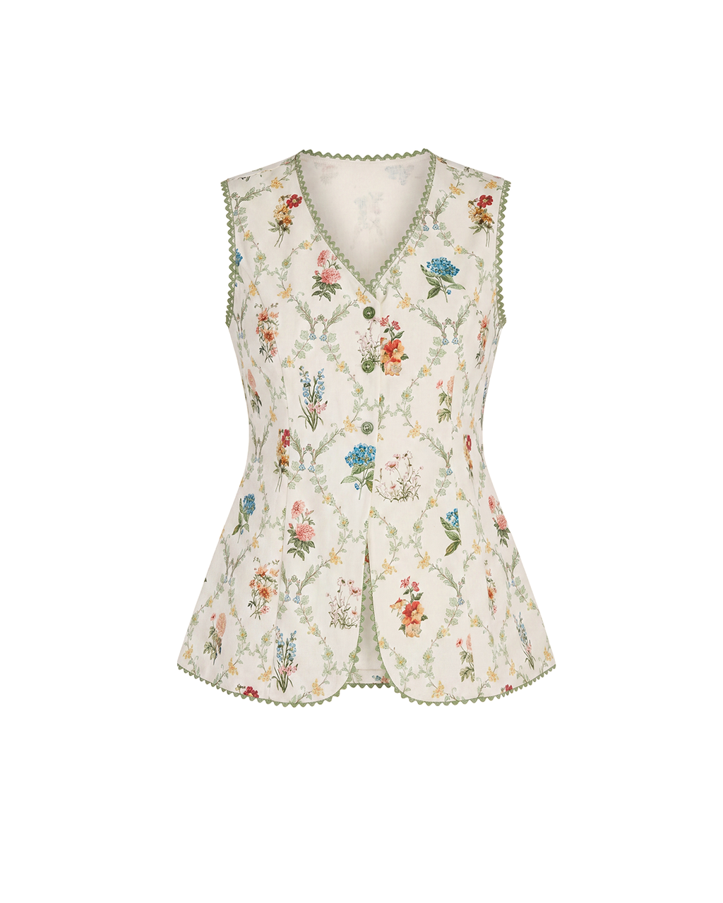 Alexa Top x Sadie Loving in Blanc Bouquet