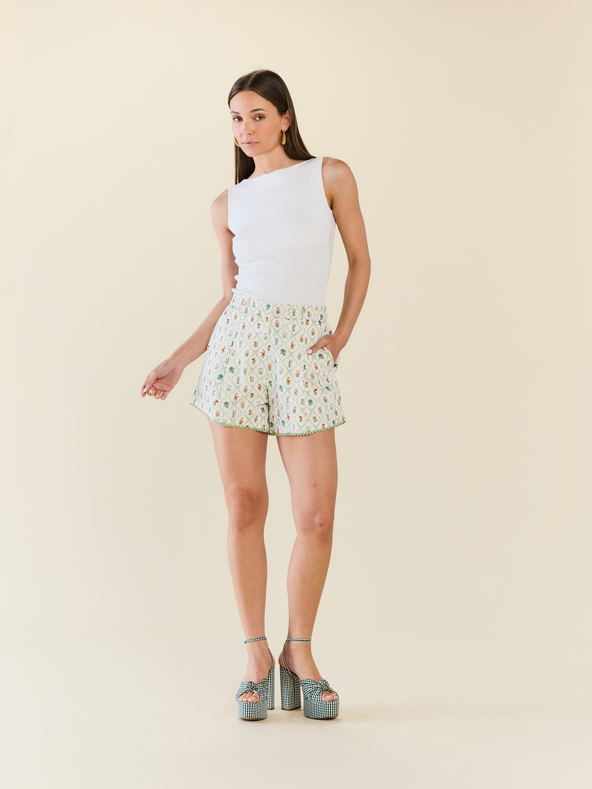 Tasha Short x Sadie Loving in Blanc Bouquet