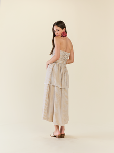 Daisy Dress x Sadie Loving in Sand Stripe