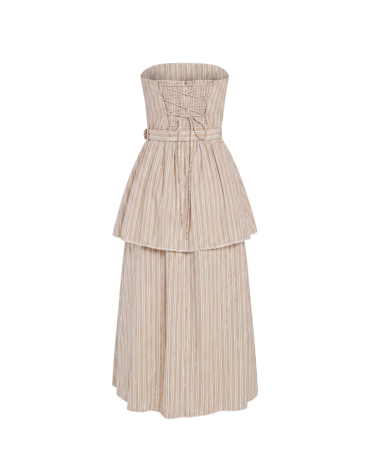 Daisy Dress x Sadie Loving in Sand Stripe