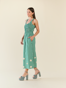 Elle Dress in Meadow Gingham