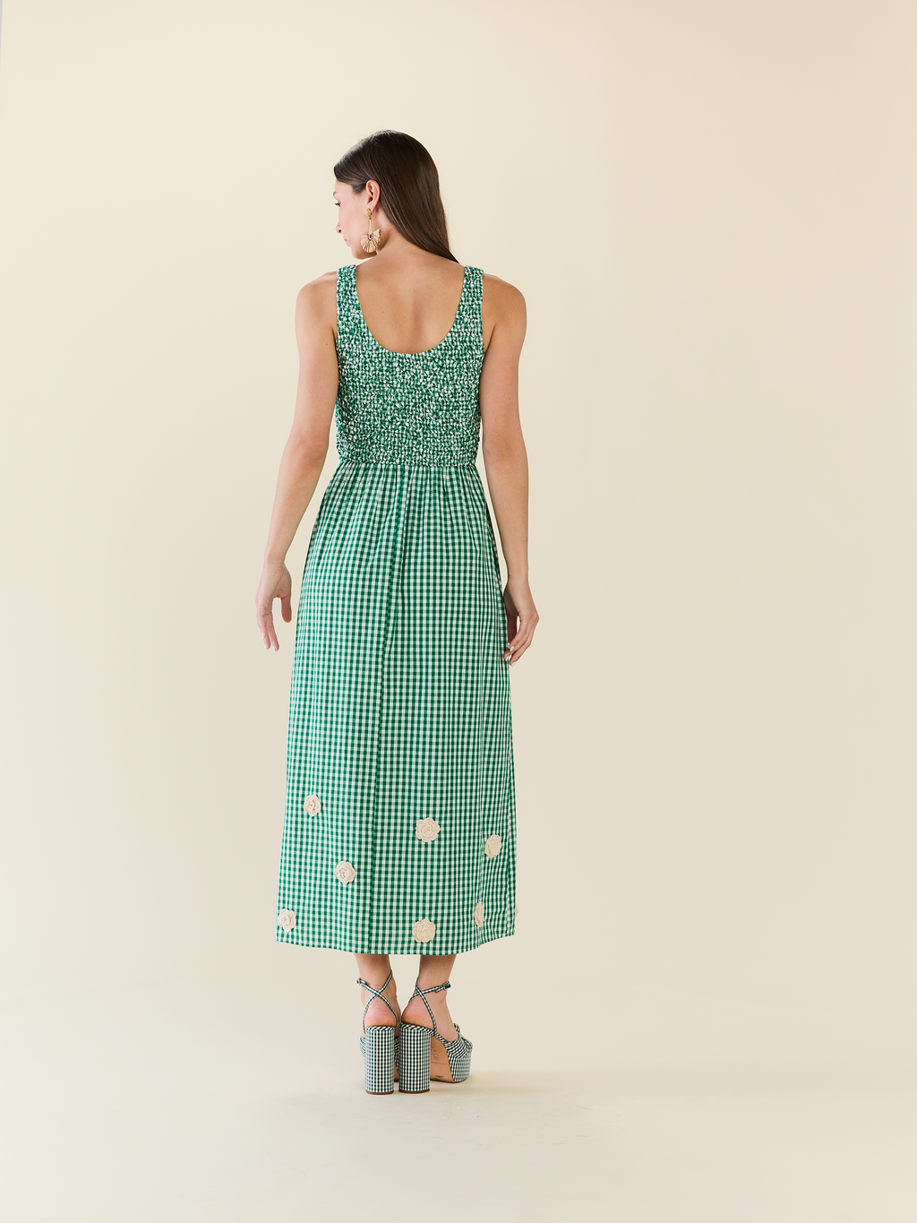 Elle Dress in Meadow Gingham