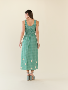 Elle Dress in Meadow Gingham