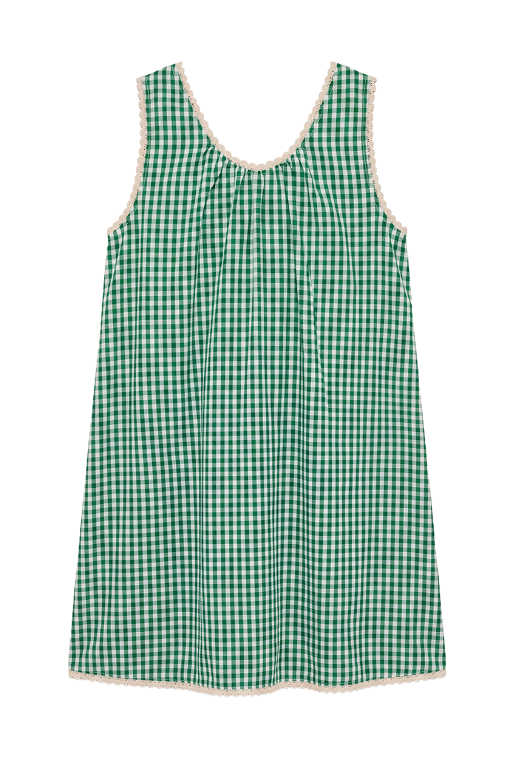 Vanessa Mini Dress in Meadow Gingham