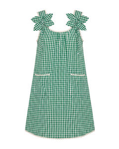 Vanessa Mini Dress in Meadow Gingham